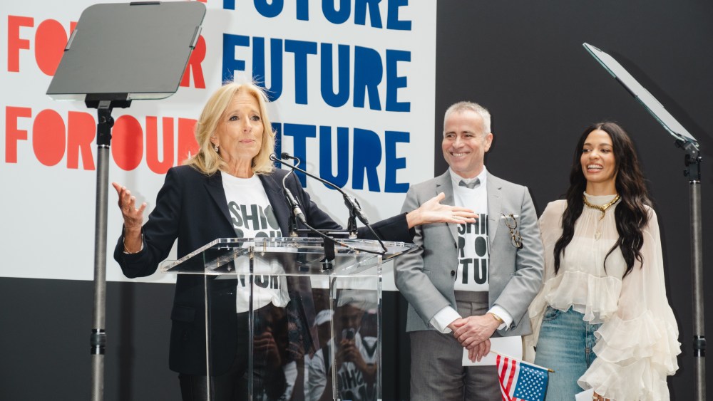 Jill Biden, Thom Browne and Aurora James